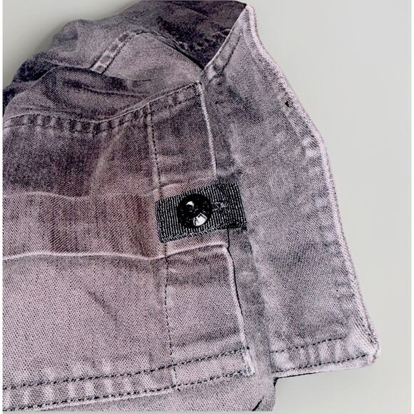 Rare VTG Quicksilver Mens LG Army Gray Military Button Shirt Jacket QSUA-0703 - Picture 9 of 14